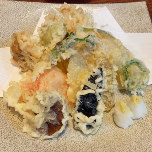 利久庵　野菜の天ぷら